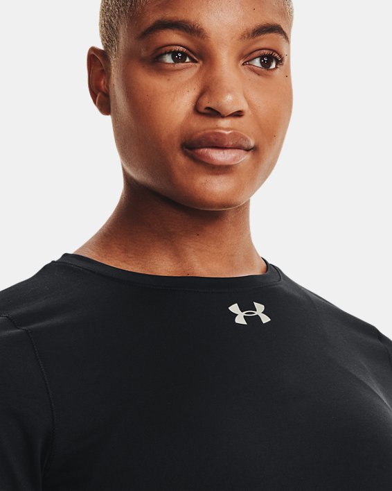 Women's UA Locker T-Shirt, Black, pdpMainDesktop image number 4
